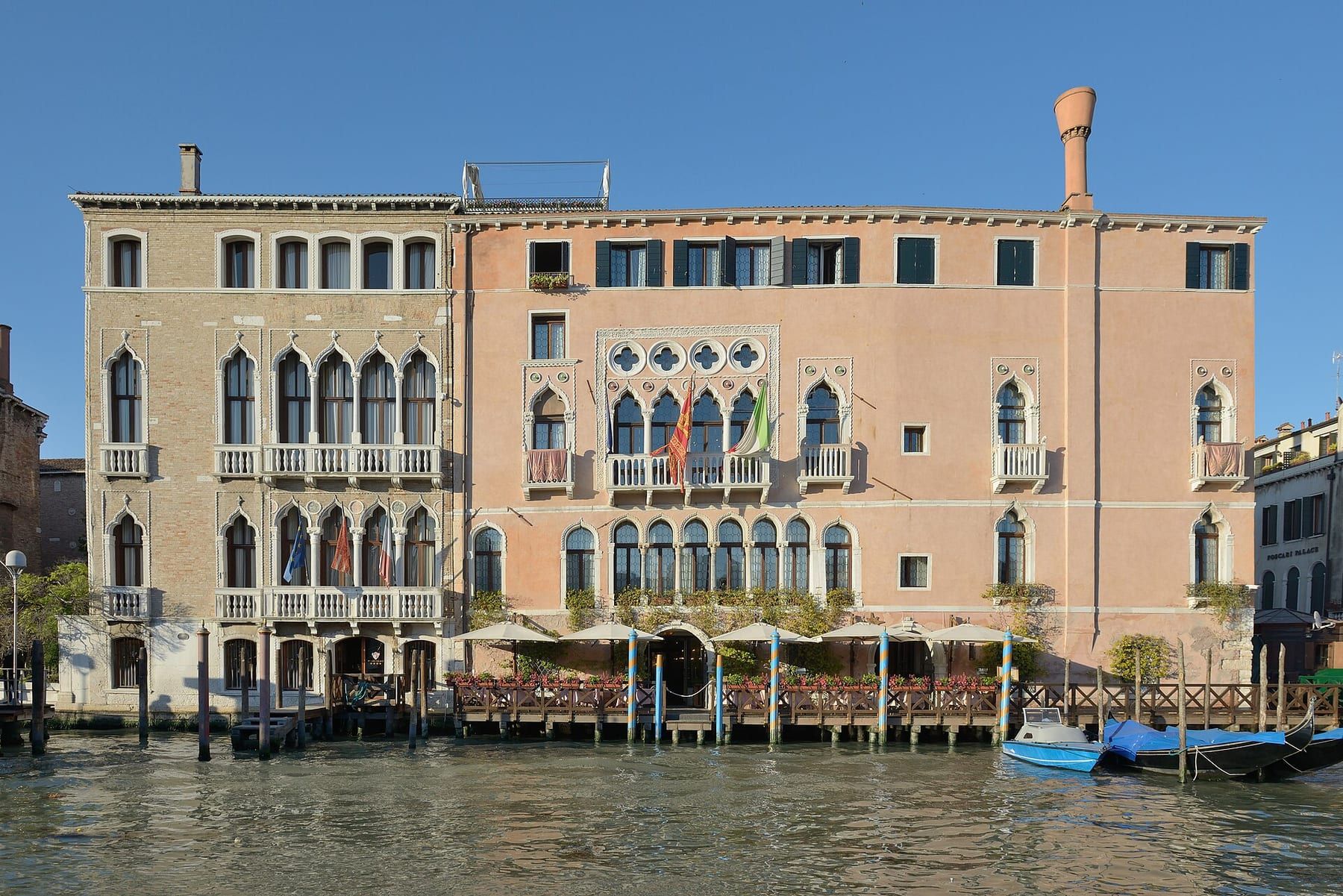 Palazzi affacciati sul Canal Grande visti dall'acqua